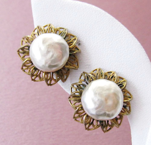 （画像用） Miriam Haskell　 ミリアムハスケル イヤリング