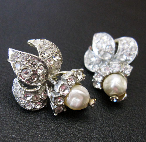 （画像用） Coroコロ バロックパール花イヤリング