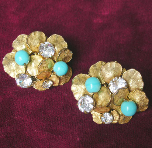 （画像用） Miriam Haskell　 ミリアムハスケル イヤリング