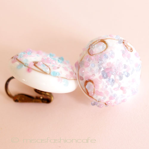 （画像用） シュガーガラス　イヤリング