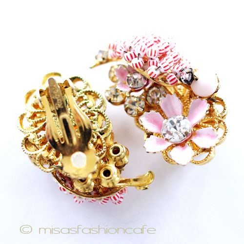 （画像用） Ｒｏｂｅｒｔ　イヤリング エナメルRSのお花