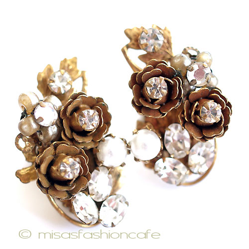 （画像用） Ｒｏｂｅｒｔイヤリング パールRSフラワー