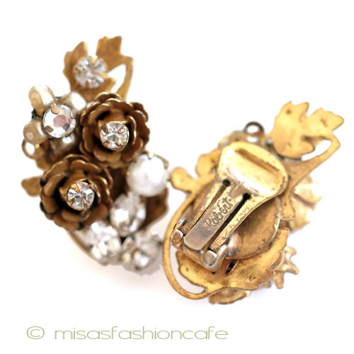 （画像用） Ｒｏｂｅｒｔイヤリング パールRSフラワー