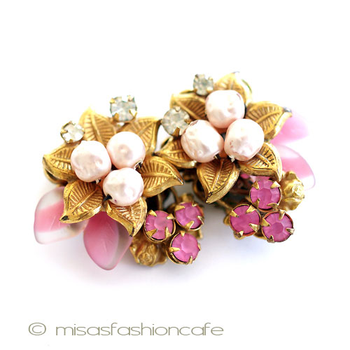 （画像用） Ｒｏｂｅｒｔ　イヤリング パールRSフラワー