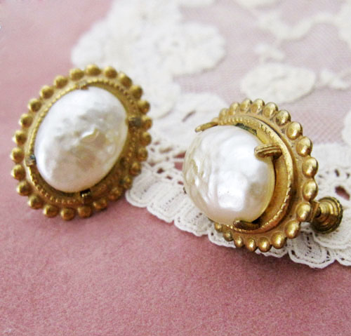 （画像用） Miriam Haskell ミリアムハスケル イヤリング