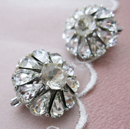 （画像用） クラウントリファリ Trifari豪華イヤリング