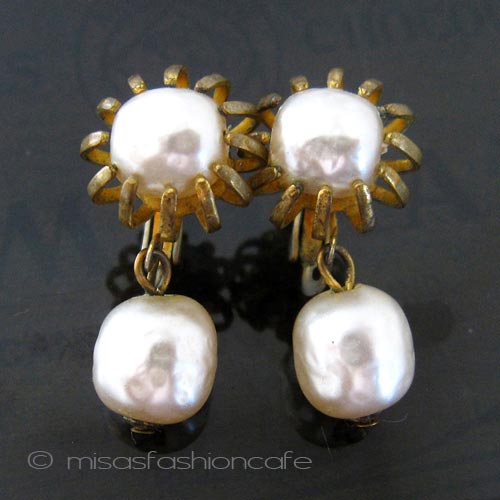 （画像用） Miriam Haskell ミリアムハスケル イヤリング