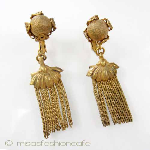 （画像用） Miriam Haskell ミリアムハスケル イヤリング