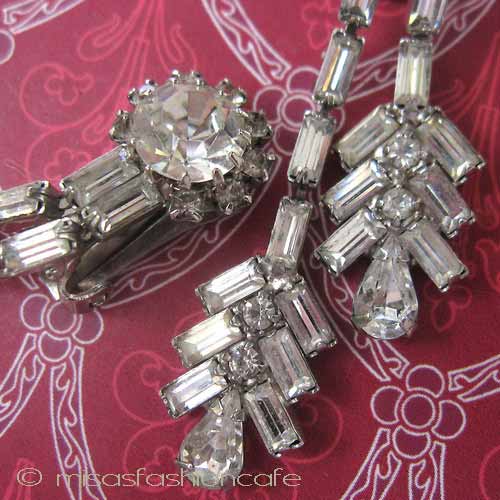 （画像用） Weiss　イヤリング 　豪華２連ドロップ