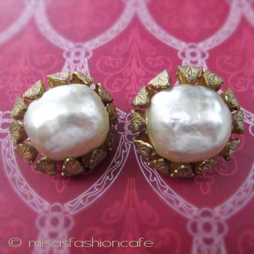 （画像用） Miriam Haskell ミリアムハスケル イヤリング