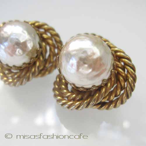 （画像用） Miriam Haskell ミリアムハスケル イヤリング