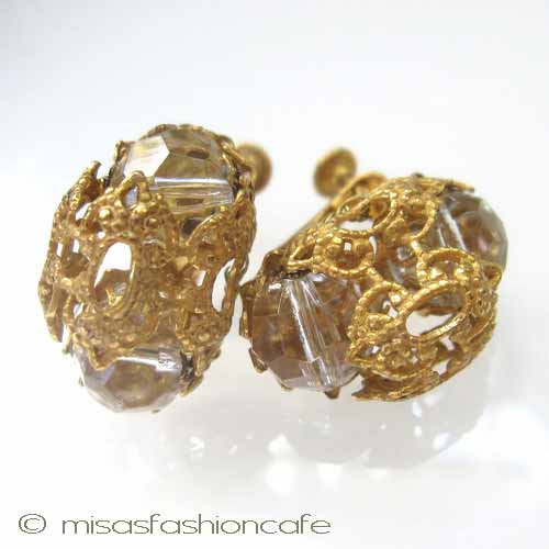 （画像用） Miriam Haskell ミリアムハスケル イヤリング