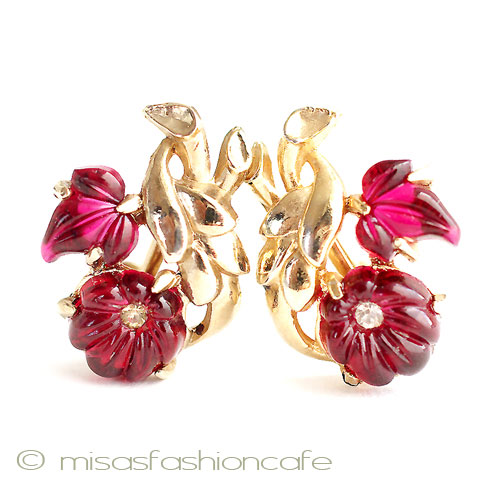 （画像用） アートガラス　イヤリング