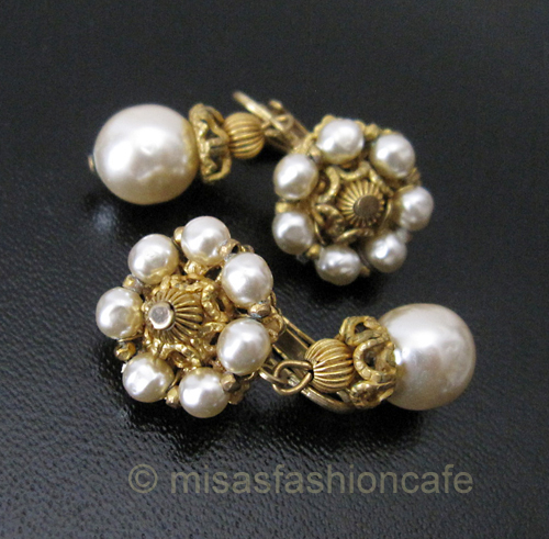 （画像用） Miriam Haskell ミリアムハスケル イヤリング