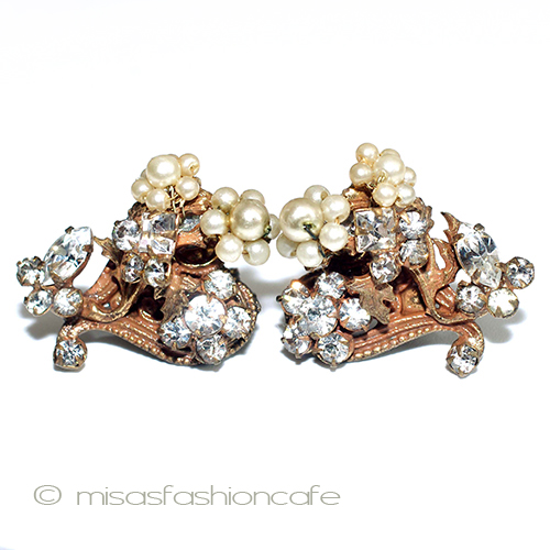 （画像用） Ｒｏｂｅｒｔ　イヤリング パールRSの花イヤリング