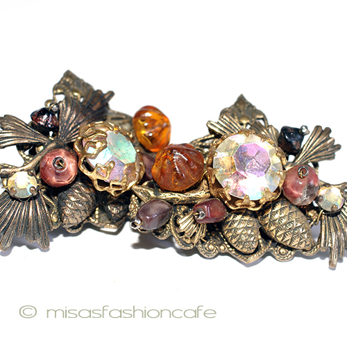 （画像用） アンティーク松ぼっくり Haskell初期　イヤリング