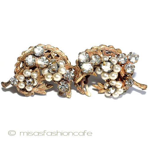 （画像用） Ｒｏｂｅｒｔ　イヤリング パールRSフラワー