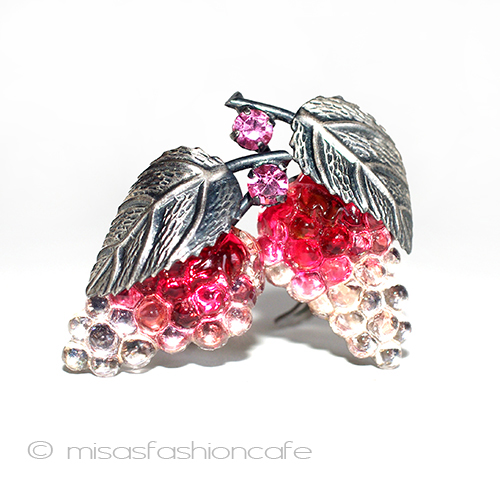 （画像用） Austria　オーストリア 葡萄　イヤリング