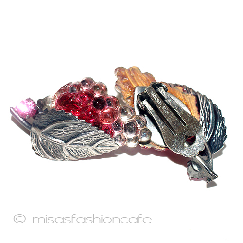 （画像用） Austria　オーストリア 葡萄　イヤリング