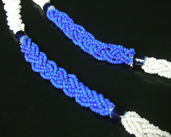 （画像用） ガラス編みネックレス