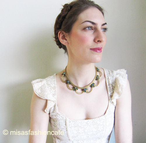 （画像用） メッシュリボン　ネックレス