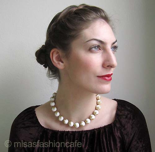 （画像用） Ｔｒｉｆａｒｉ　 トリファリ 　金葉 ネックレス