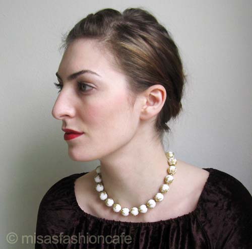 （画像用） Ｔｒｉｆａｒｉ　 トリファリ 　金葉 ネックレス