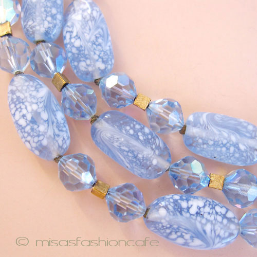 （画像用） Trifari　トリファリ 3連　 ネックレス