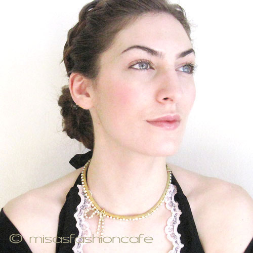 （画像用） RSリボン ネックレス