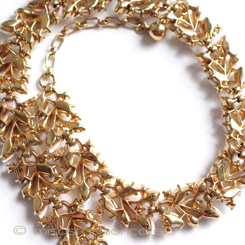 （画像用） Trifari　 トリファリ リーフ　ネックレス