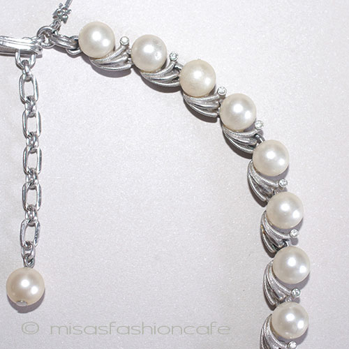 （画像用） Trifari　トリファリ 大パール・ ネックレス