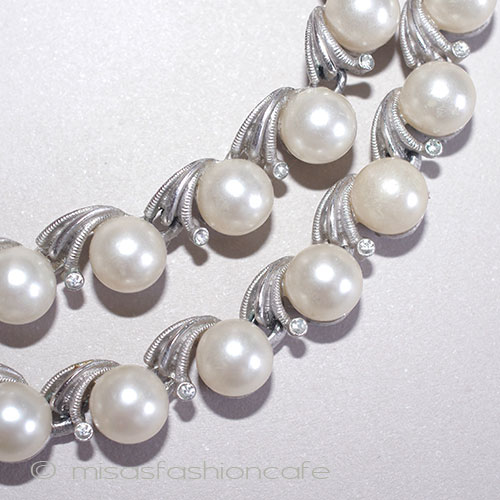 （画像用） Trifari　トリファリ 大パール・ ネックレス