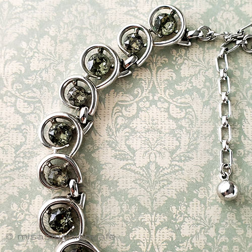 （画像用） Trifari　 トリファリ クリスタルネックレス