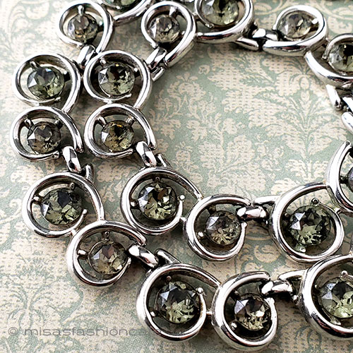 （画像用） Trifari　 トリファリ クリスタルネックレス