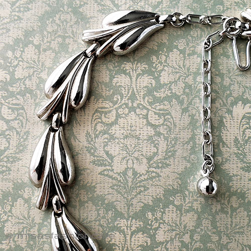 （画像用） Trifari　 トリファリ シルバーネックレス