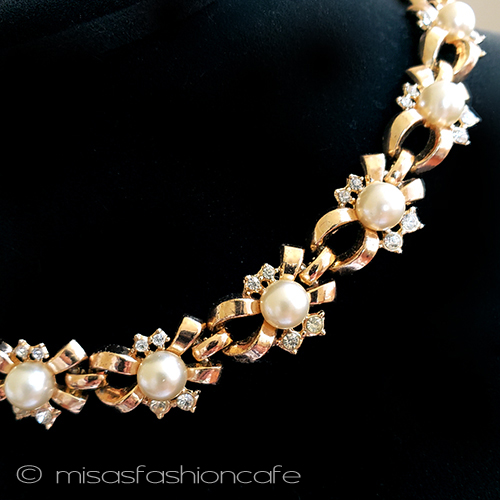 （画像用） Ｔｒｉｆａｒｉ　トリファリ パールリボン　ネックレス