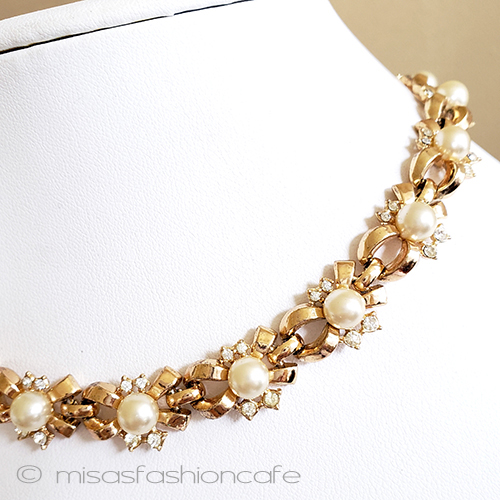 （画像用） Ｔｒｉｆａｒｉ　トリファリ パールリボン　ネックレス