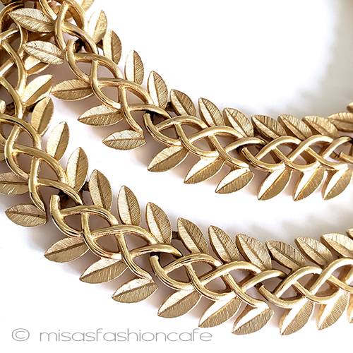 （画像用） Ｔｒｉｆａｒｉ　 トリファリ 金葉チェーン　ネックレス