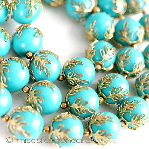 （画像用） Ｔｒｉｆａｒｉ　 トリファリ ターコイズ　ネックレス