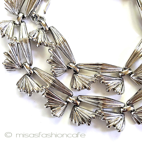 （画像用） TRIFARI　 トリファリ 銀リボン　ネックレス