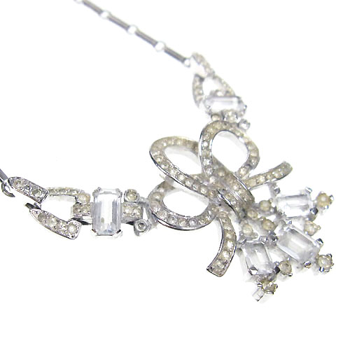 （画像用） クラウンTrifari　 レアSterlingネックレス