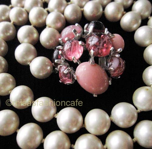 （画像用） Castlecliff グラスパール豪華ネックレス