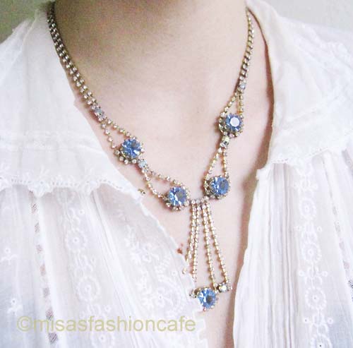 （画像用） チェコクリスタル　 ネックレス