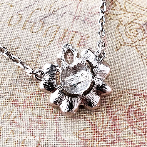 （画像用） Trifari　 トリファリ 薔薇の花ネックレス