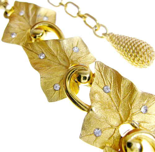 （画像用） 金のアイビー　ネックレス