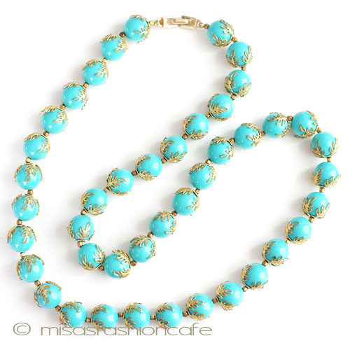 （画像用） Ｔｒｉｆａｒｉ　 トリファリ ターコイズ ネックレス