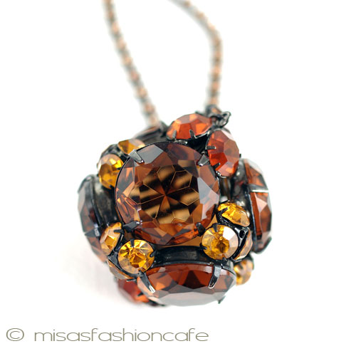 （画像用） グラスボール　ネックレス