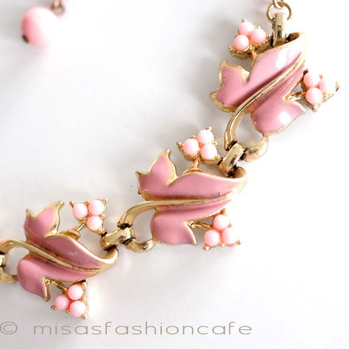 （画像用） ＣＯＲＯ　ネックレス ピンクベリー・リーフ