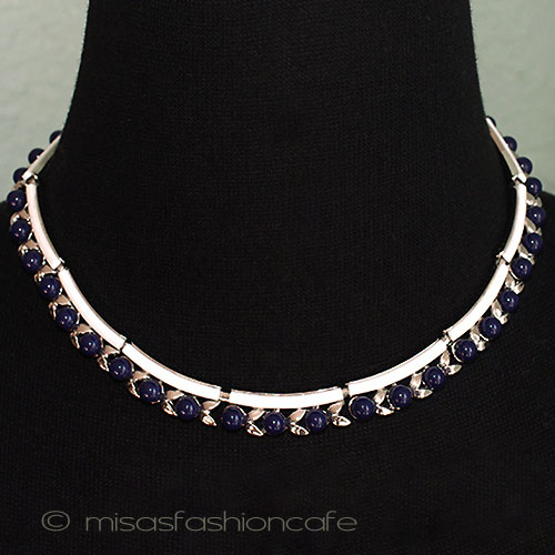 （画像用） Ｔｒｉｆａｒｉ　 トリファリ Navy＆Whiteネックレス