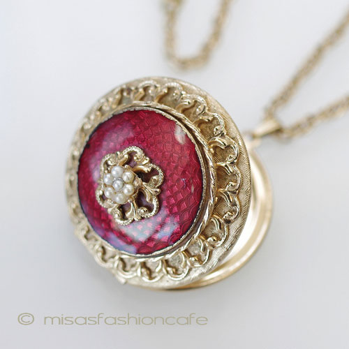 （画像用） ロケット ペンダントネックレス